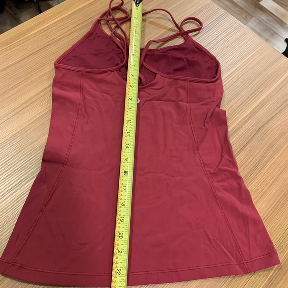 Lululemon free to be tank nulu 6 star ruby euc - Picture 6 of 9
